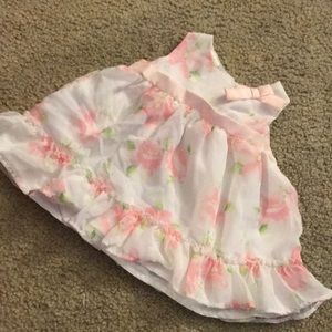 White and pink dress